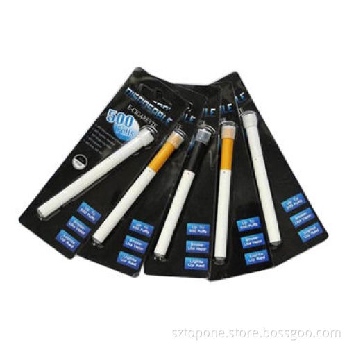 500 puffs disposable electronic cigarettes, 250mAh battery capacity